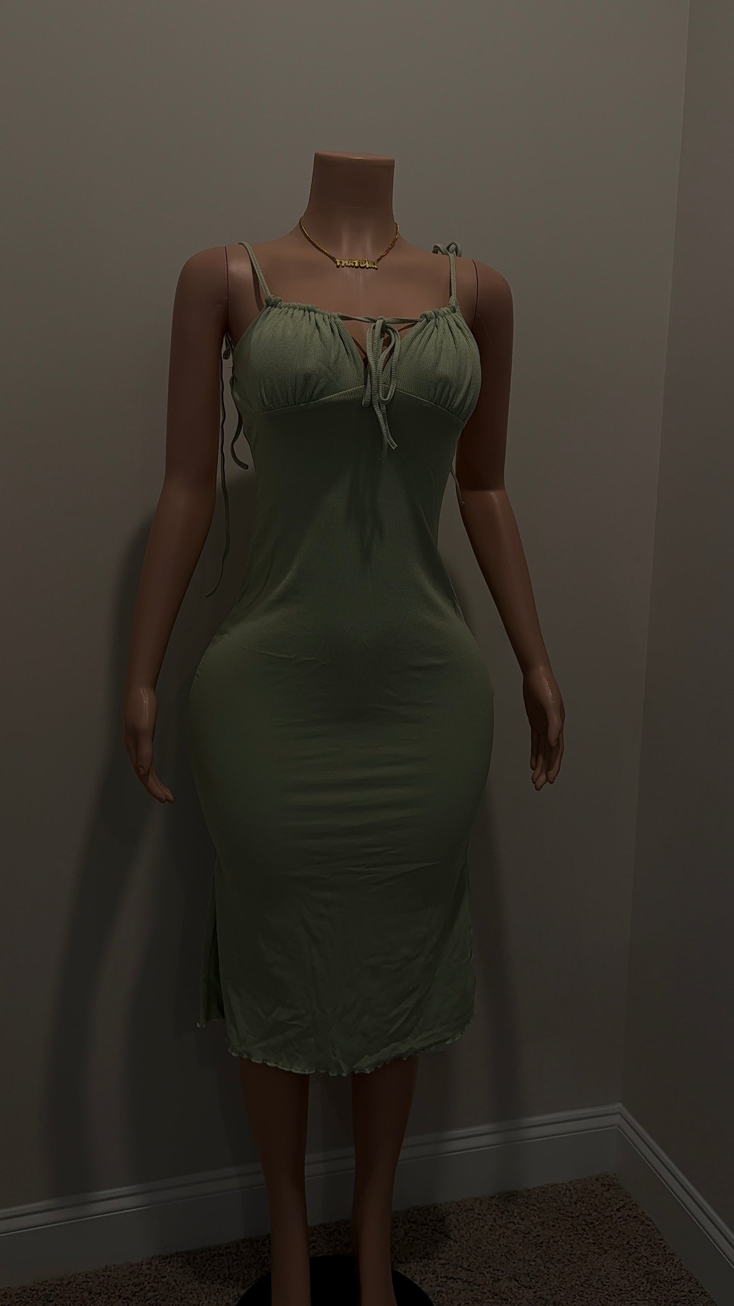 Gentle Green Dress