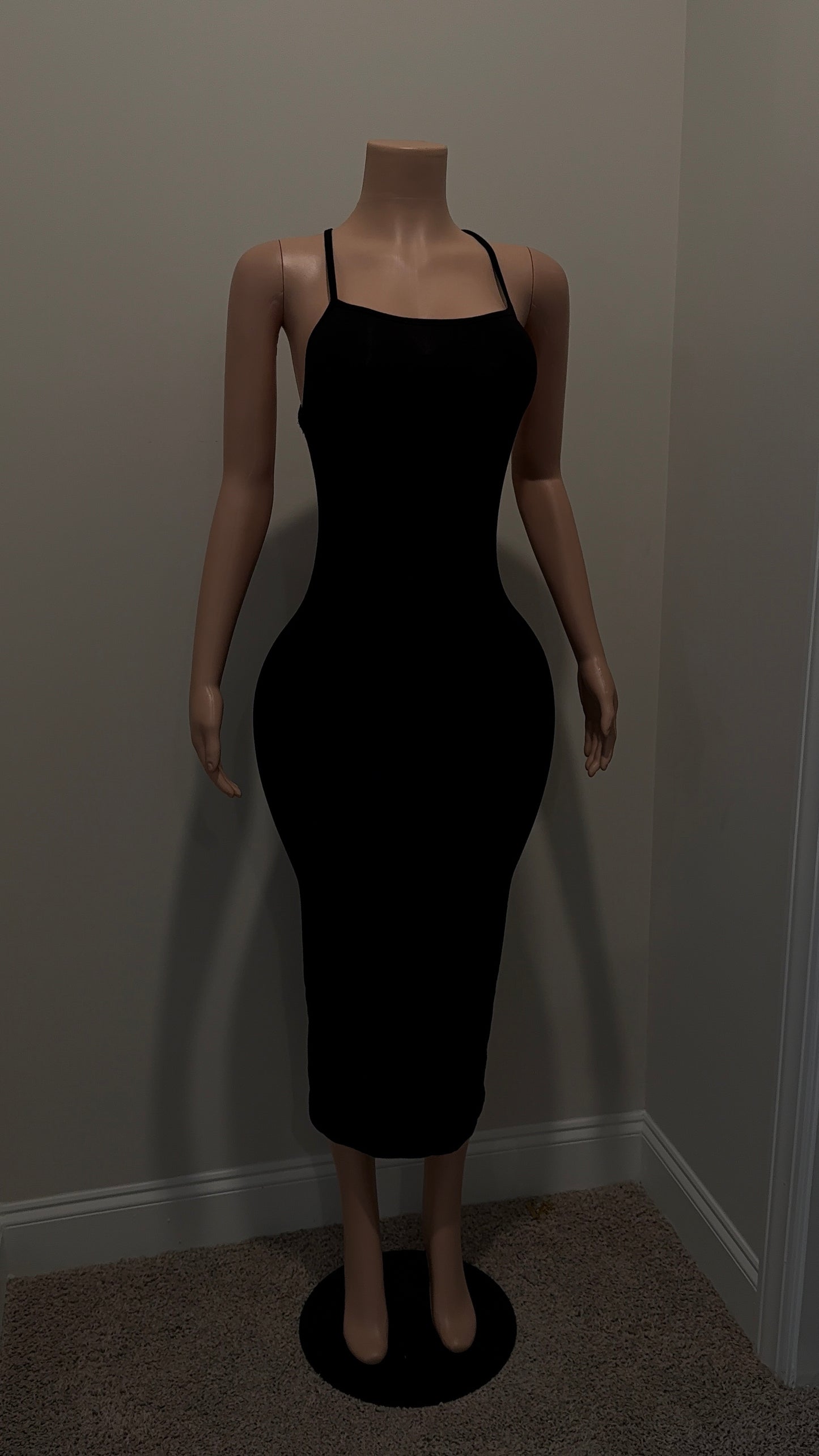 Black Running Errands Dress